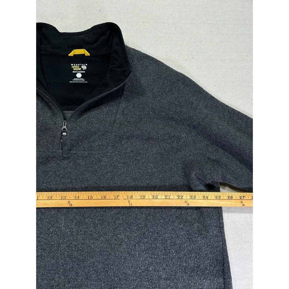 Mountain HardWear Men's XL 1/4 Zip WOOL Blend Golf‎ PullOver Long Sleeve Outdoor